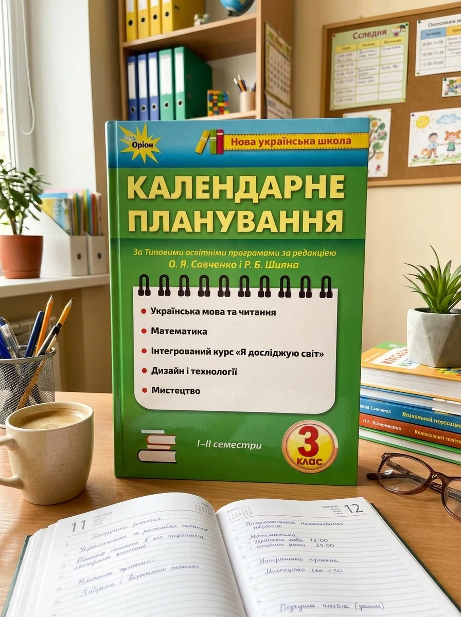 Календарне планування. 3 клас, обкладинка
