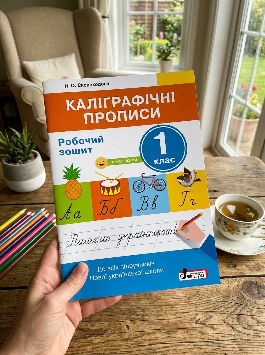 Каліграфічні прописи. Робочий зошит. 1 клас — Надія Скороходова, обкладинка
