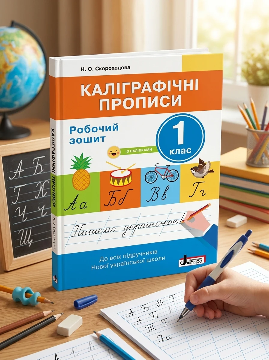 Каліграфічні прописи. Робочий зошит. 1 клас — Вивчення мов