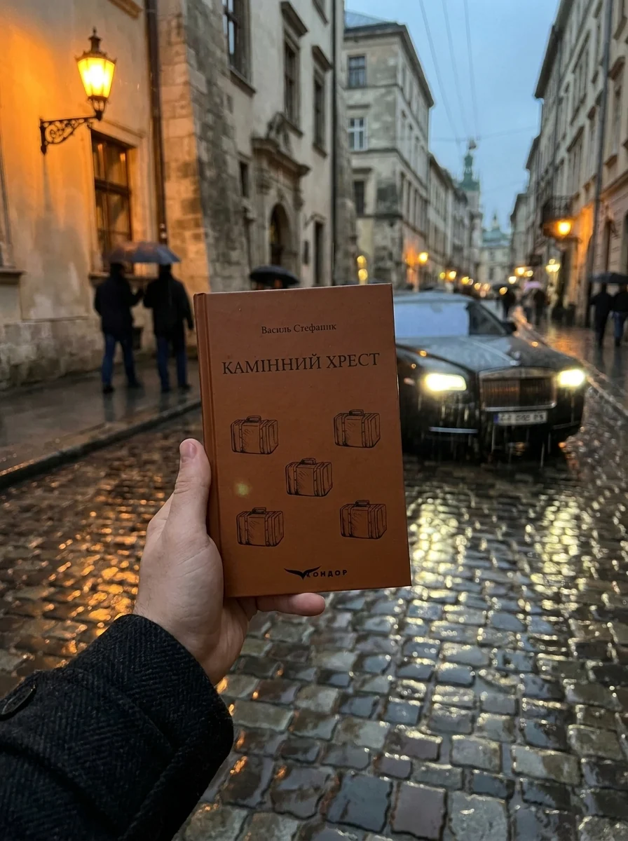 Камінний хрест — Василь Стефаник, обкладинка