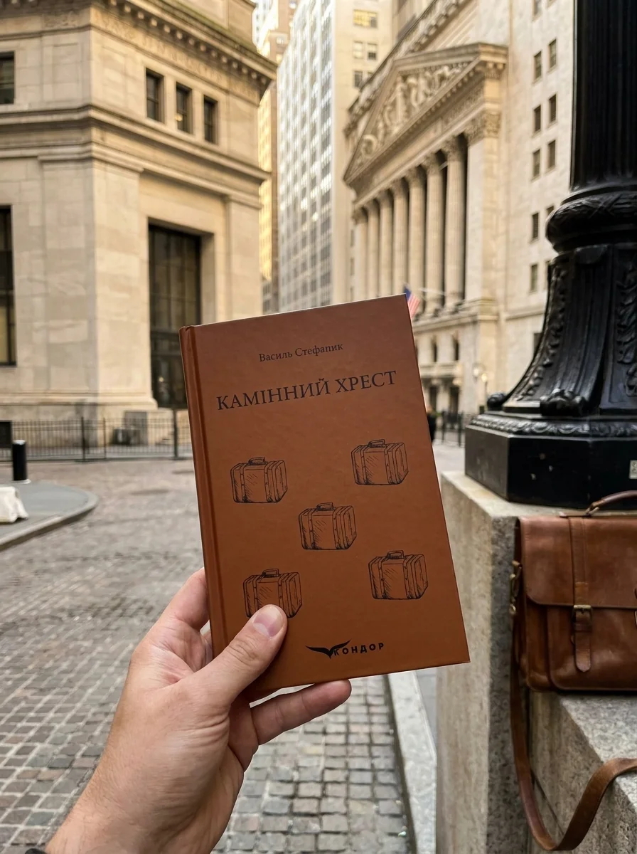 Камінний хрест — Василь Стефаник, обкладинка