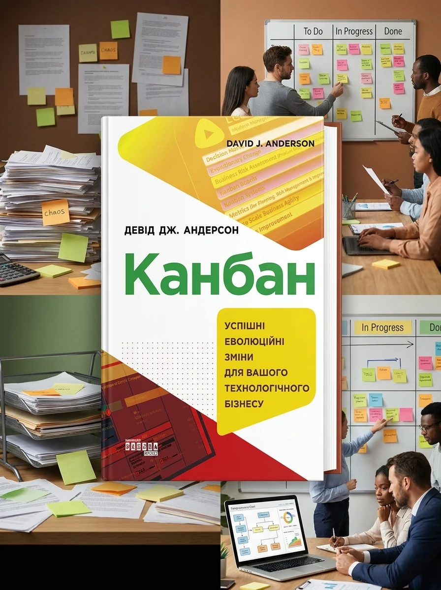 Канбан. Успішні еволюційні зміни для вашого технологічного бізнесу — Бізнес та саморозвиток