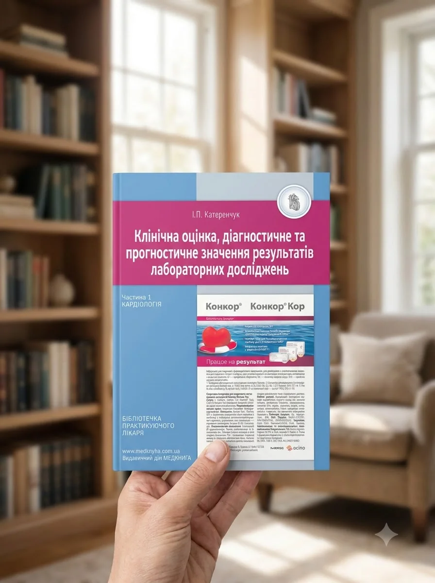 Кардіологія. Клінічна оцінка, діагностичне та прогностичне значення результатів лабораторних досліджень. Медичні аналізи. Частина 1 — Книги