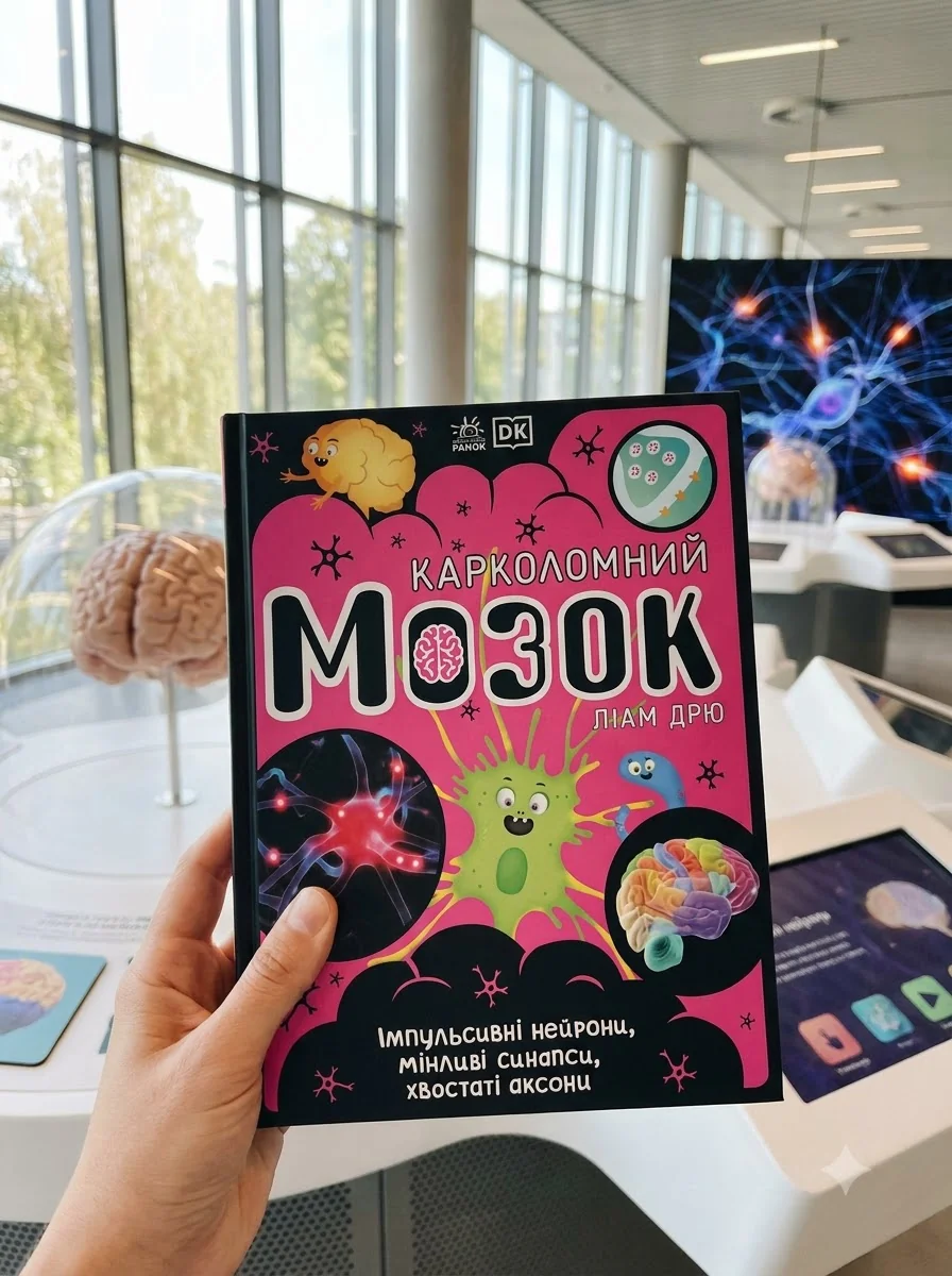 Карколомний мозок Імпульсивні нейрони, мінливі синапси, хвостаті аксони — Дитяча література