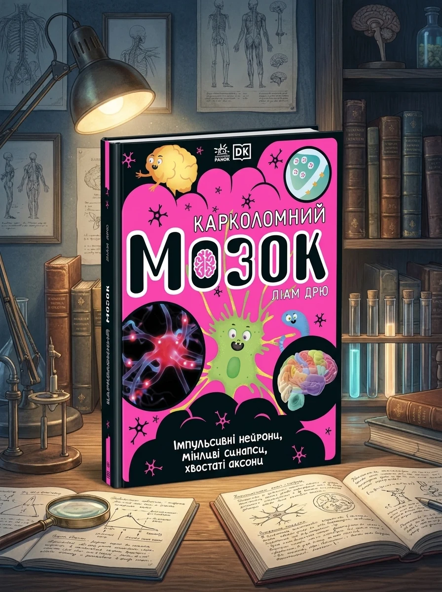 Карколомний мозок Імпульсивні нейрони, мінливі синапси, хвостаті аксони — Дитяча література