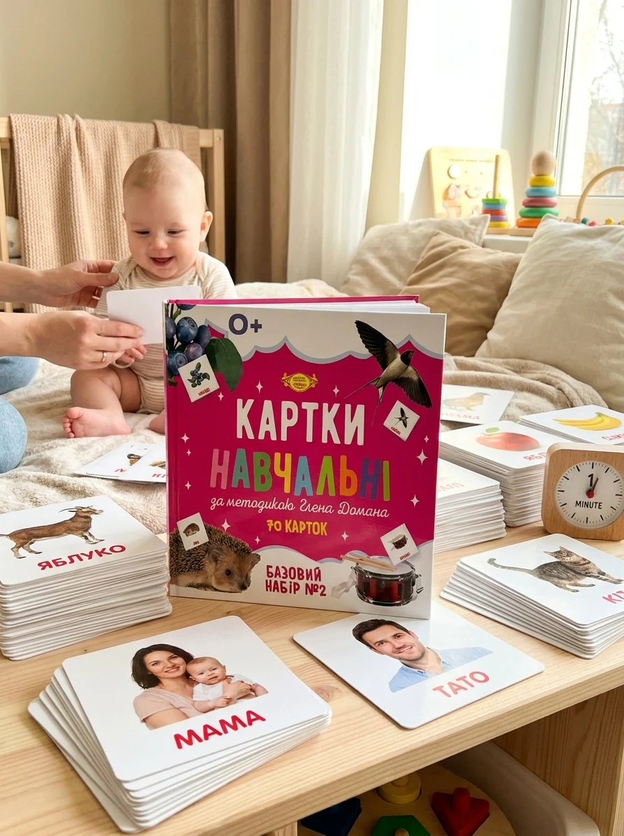 Картки навчальні за методикою Глена Домана. Базовий набір №2, фото 2