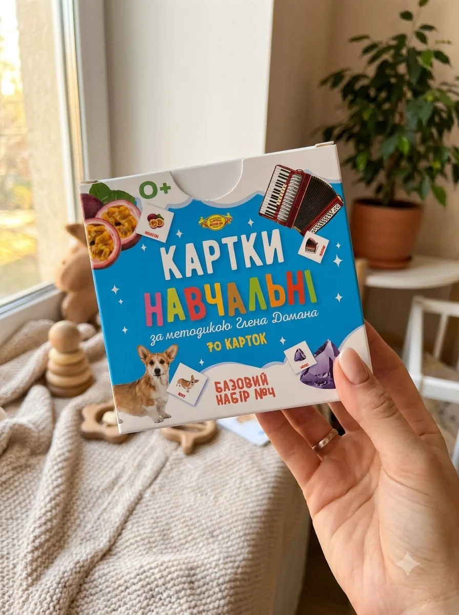 Картки навчальні за методикою Глена Домана. Базовий набір №4, обкладинка