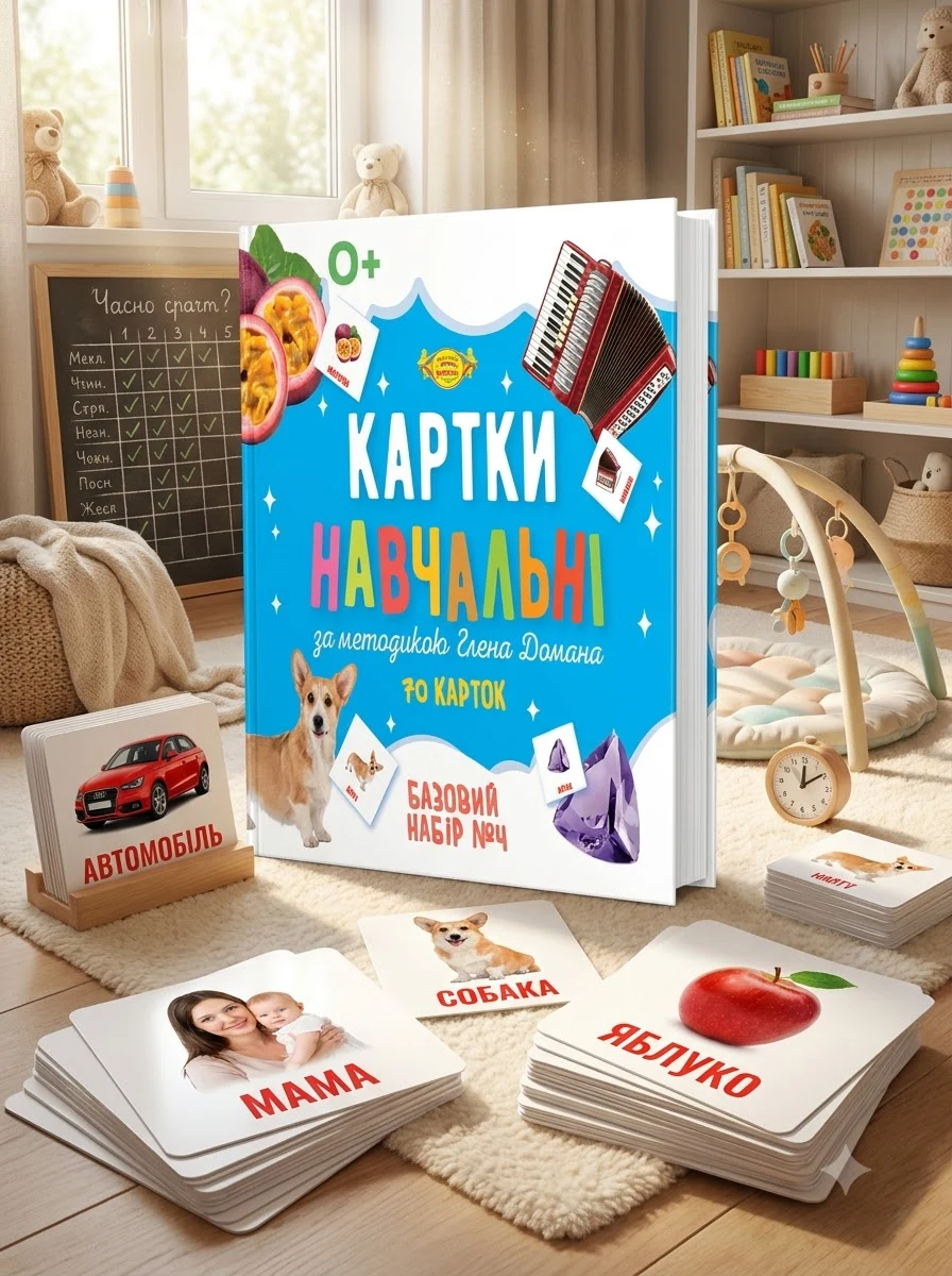 Картки навчальні за методикою Глена Домана. Базовий набір №4, фото 2