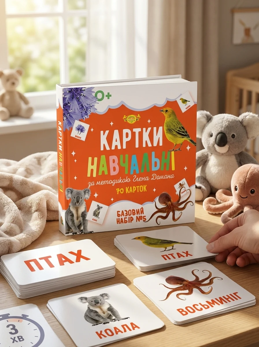 Картки навчальні за методикою Глена Домана. Базовий набір №5 — фото 2