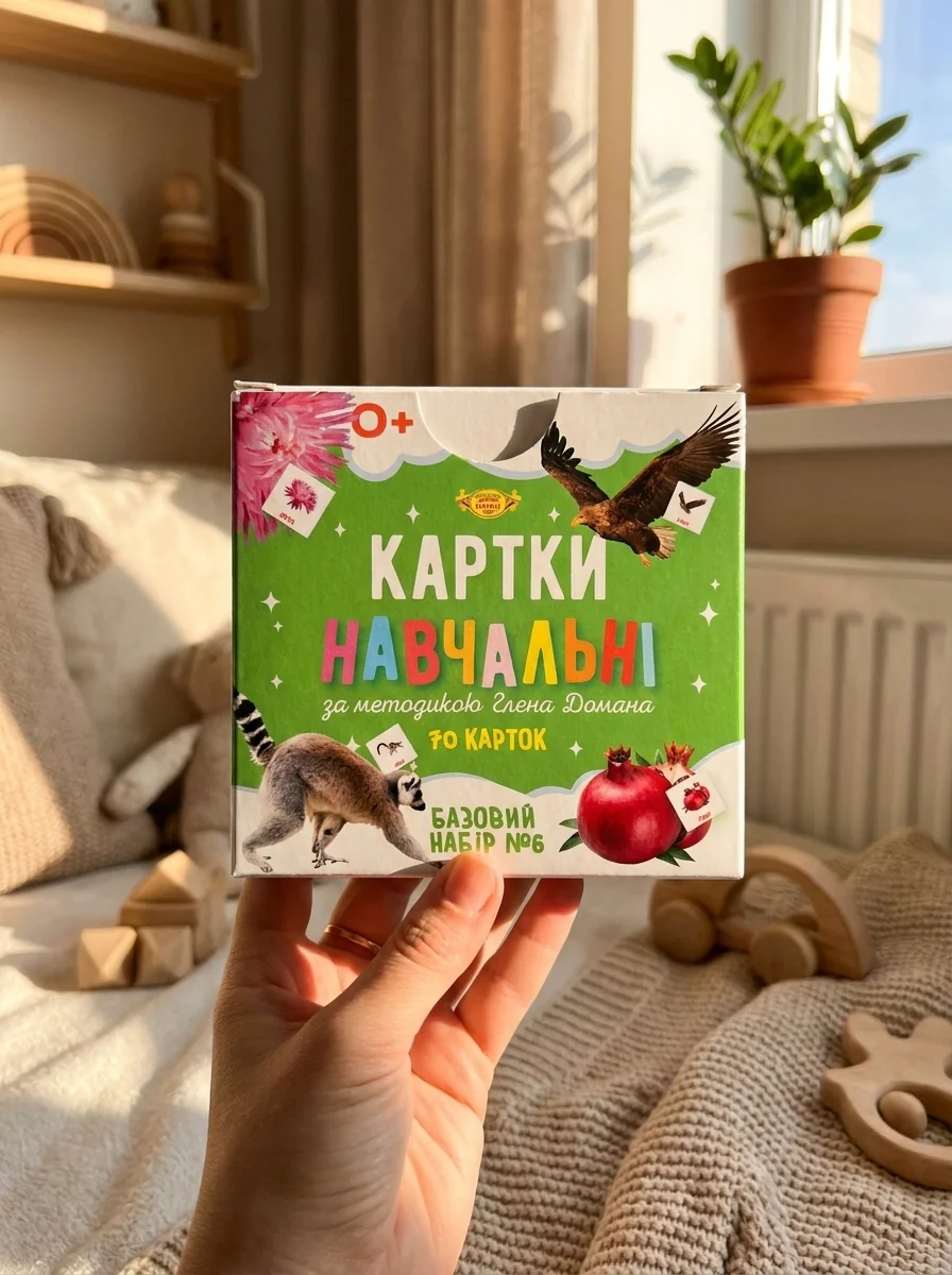 Картки навчальні за методикою Глена Домана. Базовий набір №6 — Навчальна література