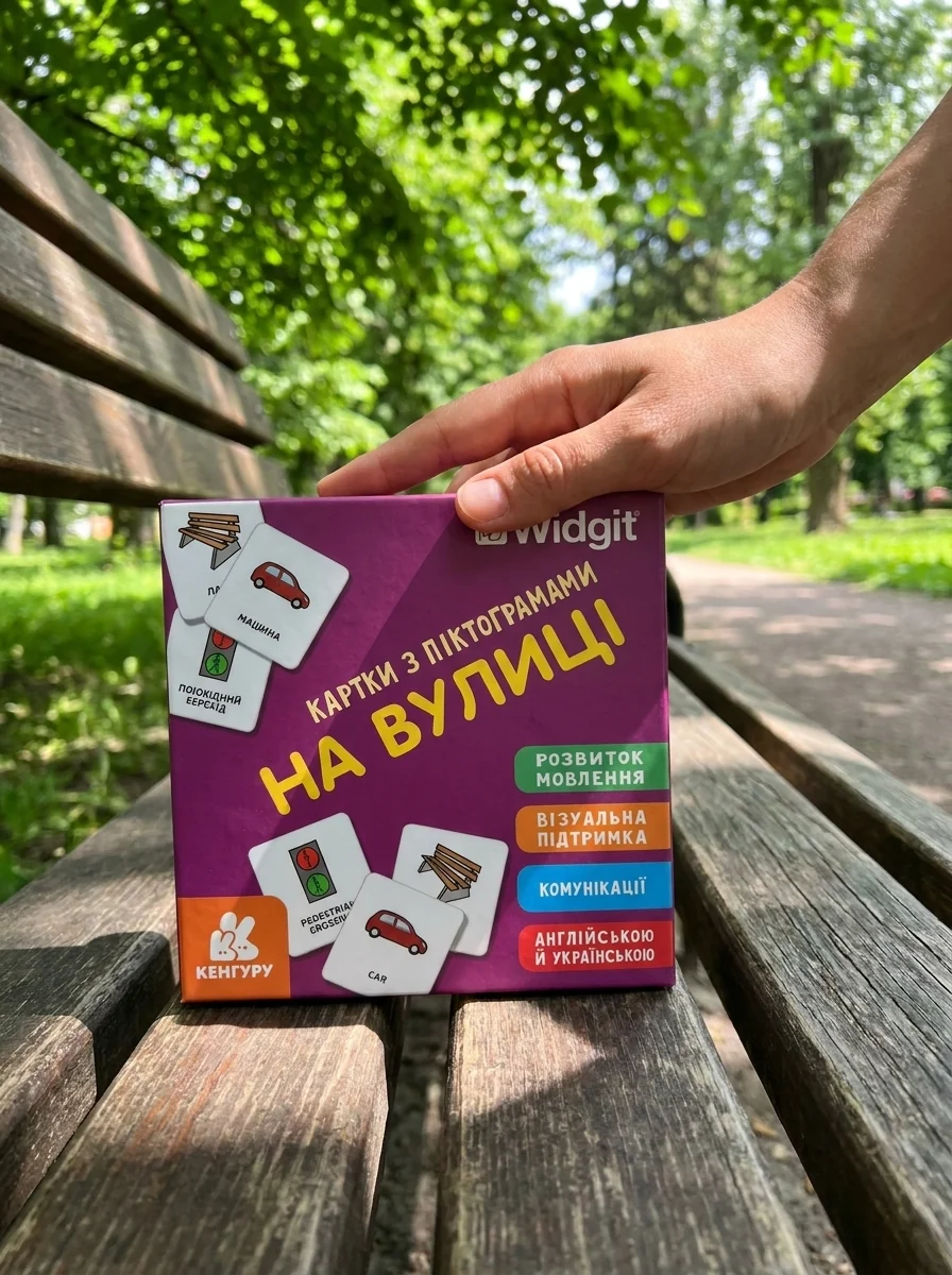 Картки з піктограмами. На вулиці — Дитяча література