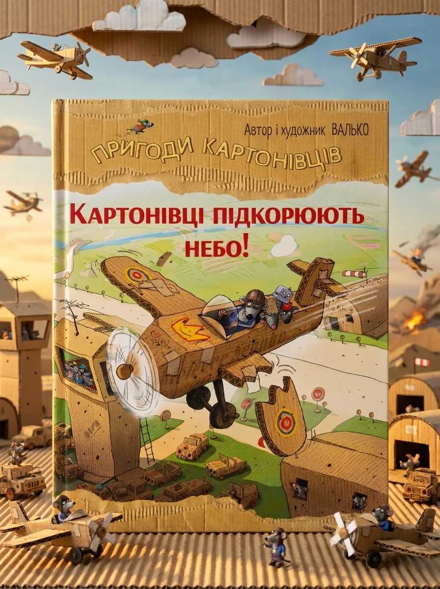 Картонівці підкорюють небо. Пригоди картонівців. Книжка 3 — фото 2