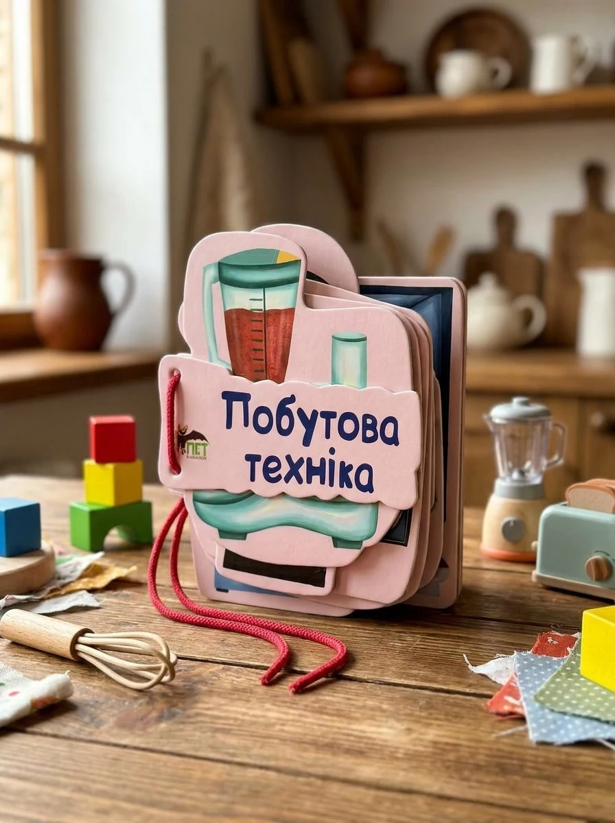 Картонка на шнуровці. Побутова техніка — фото 2