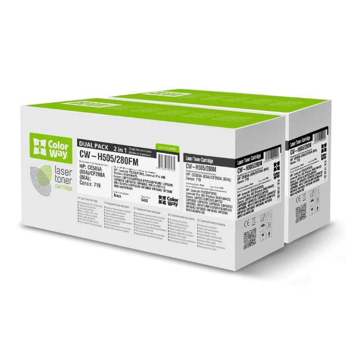 Картридж CW HP (CE505A/CF280A) LJ P2035/P2055/M425dn DUAL PACK (CW-H505/280FM)