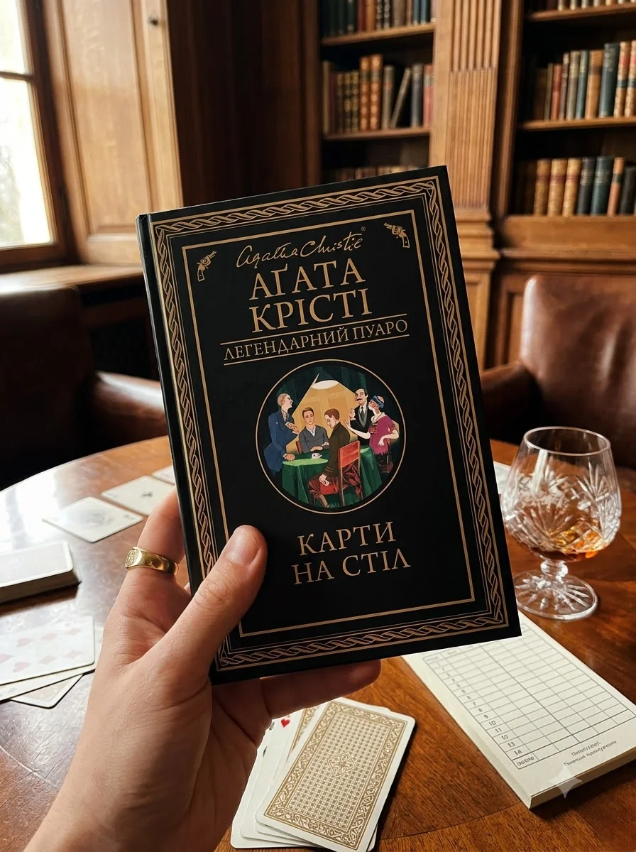 Карти на стіл — Аґата Крісті, обкладинка