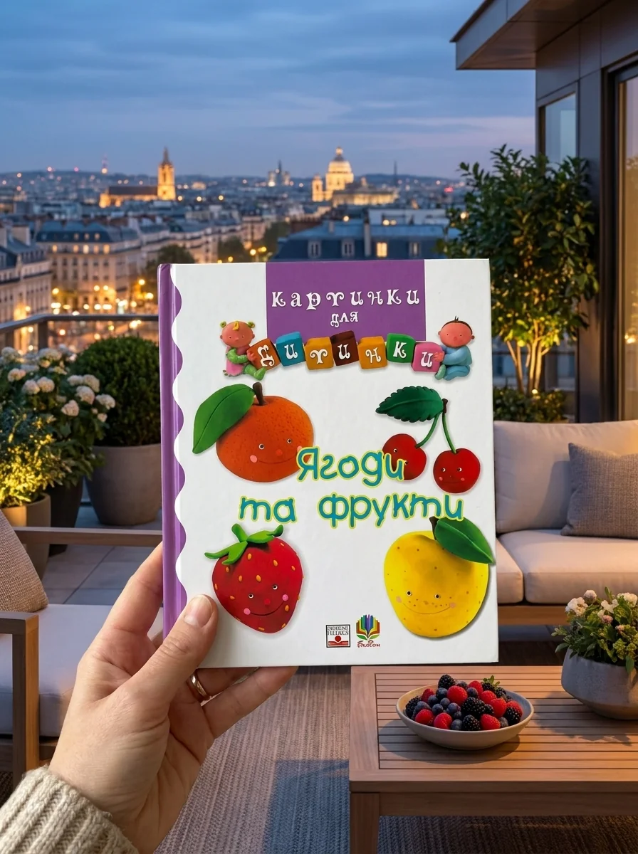 Картинки для дитинки. Ягоди та фрукти — Книги для малят