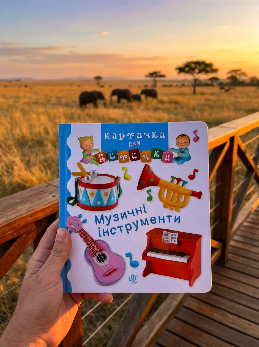 Музичні інструменти — Книги для малят