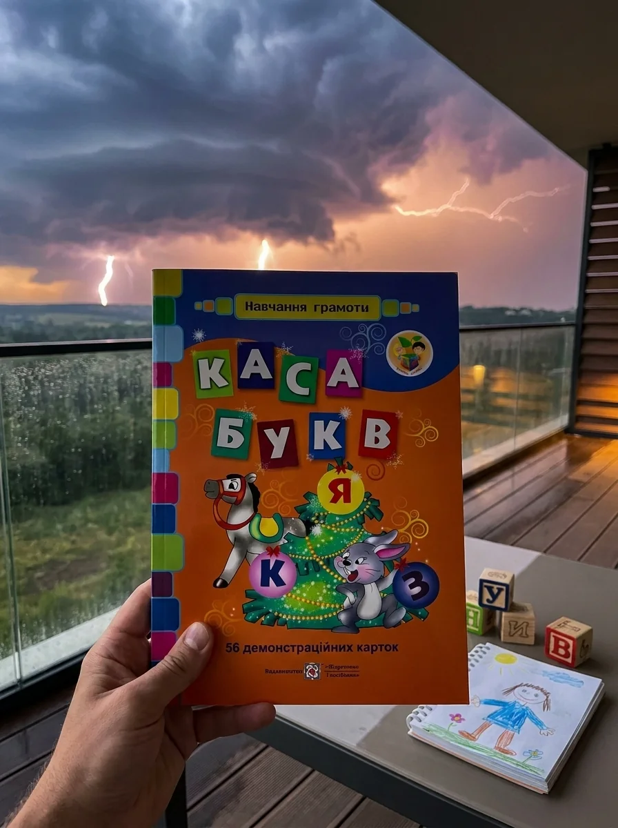 Каса букв. Українська мова. 56 демонстраційних карток — Навчальна література