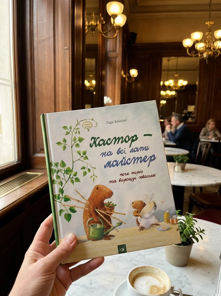Кастор - на всі лапи майстер. Кастор пече пиріг та вирощує квасолю — Дитячі книги