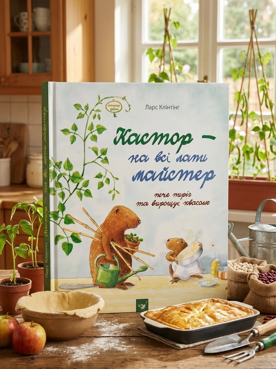 Кастор - на всі лапи майстер. Кастор пече пиріг та вирощує квасолю — фото 2