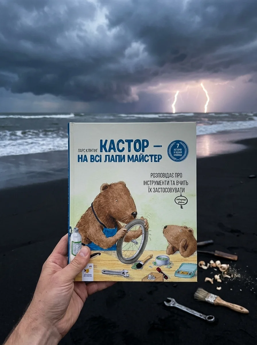 Кастор — на всі лапи майстер: розповідає про інструменти та вчить їх застосовувати (7 в 1) — Клінтінг Ларс, обкладинка
