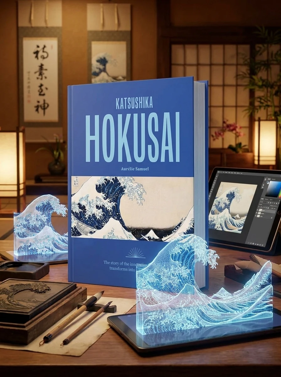 Katsushika Hokusai. The story of the iconic artist that transforms into a 3D work of art — Історія та публіцистика