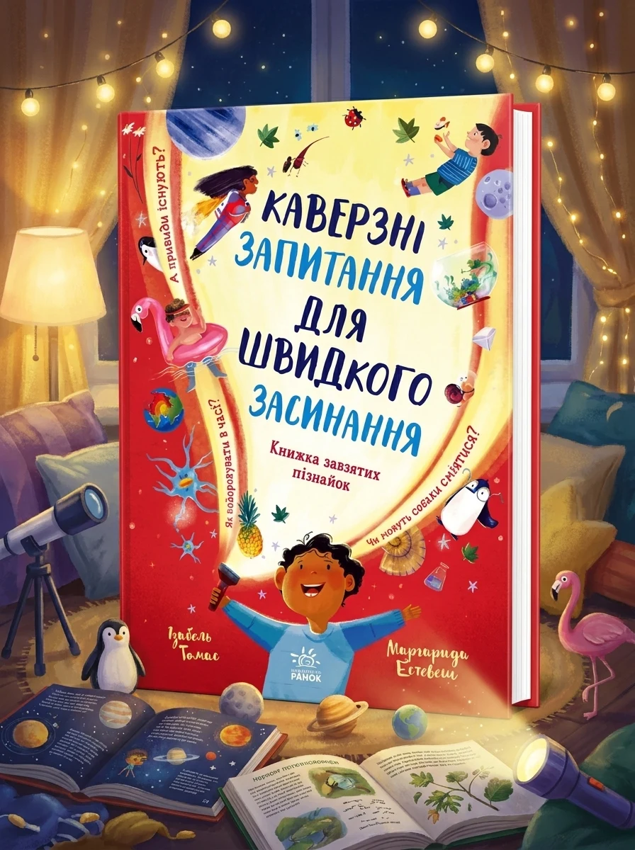 Каверзні запитання для швидкого засинання. Книжка завзятих пізнайок — Художня література