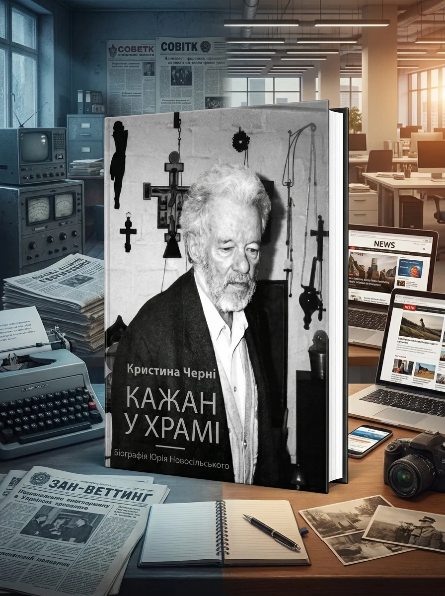 Кажан у храмі. Біографія Юрія Новосільського — Історія та публіцистика