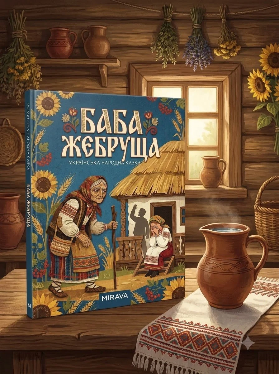 Баба жебруща — українська народна казка — Народна творчість, обкладинка