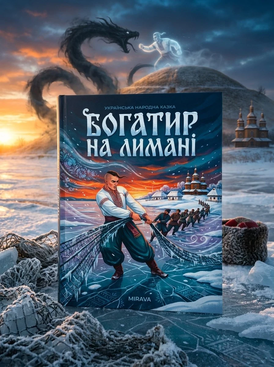 Богатир на лимані — українська народна казка — Народна творчість, обкладинка