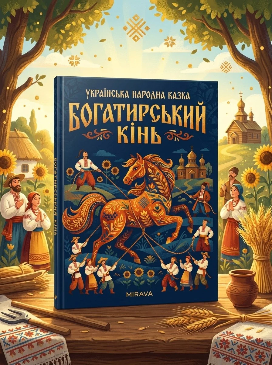 Богатирський Кінь — українська народна казка — Народна творчість, обкладинка