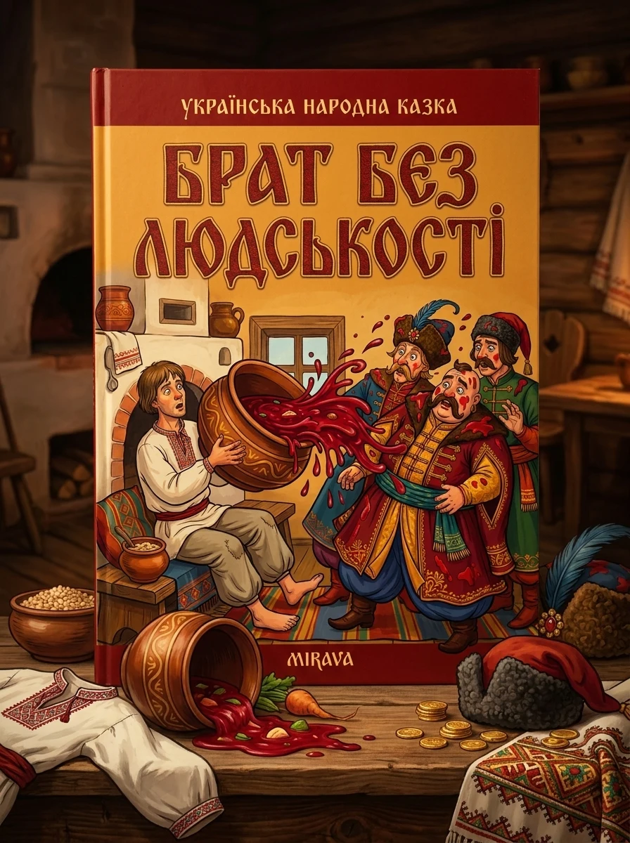 Брат без людськості — українська народна казка — Народна творчість, обкладинка