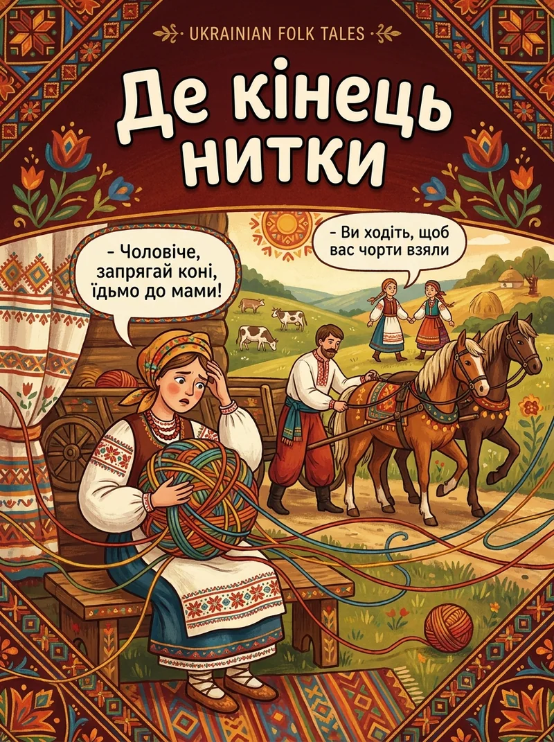 Де пряжі кінець