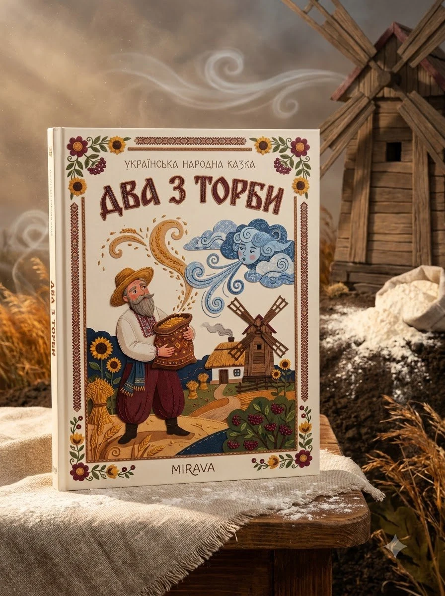 Два з торби — українська народна казка — Народна творчість, обкладинка
