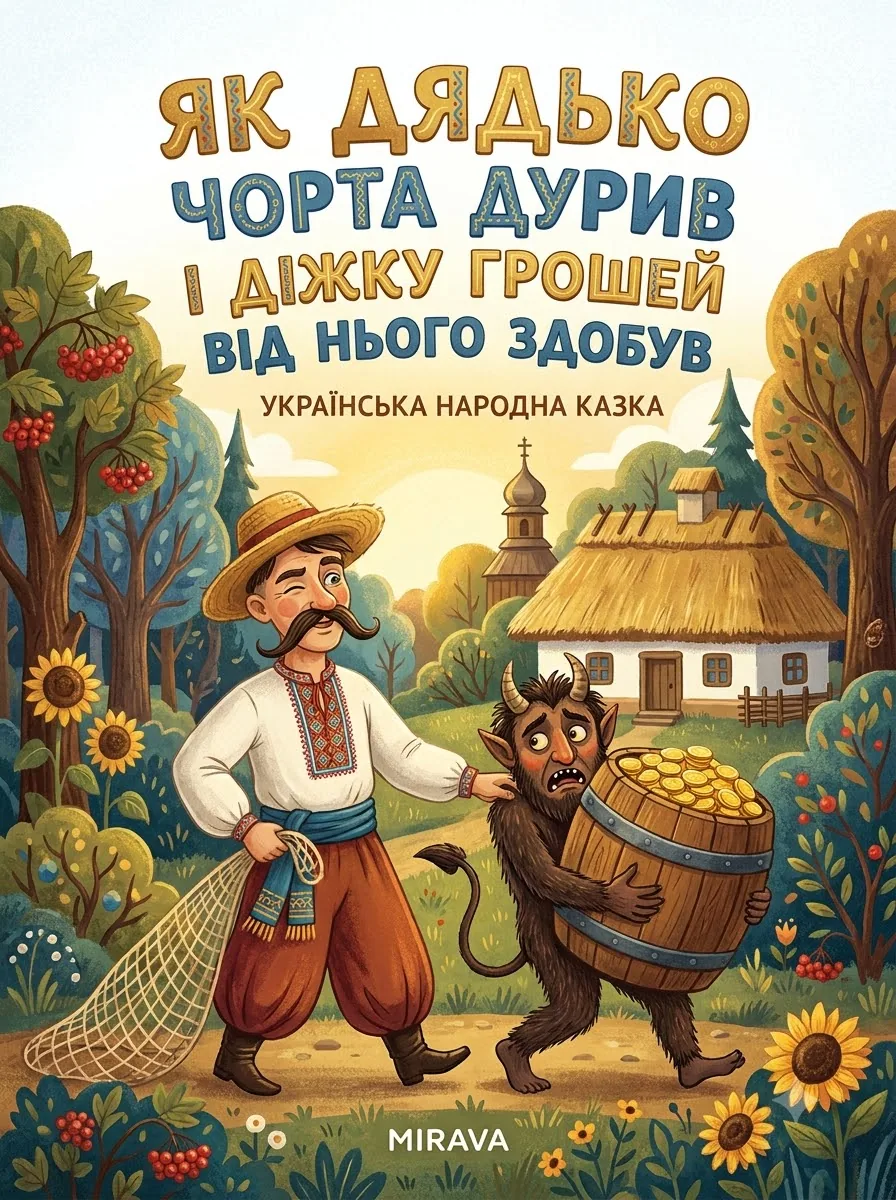 Як дядько чорта дурив і діжку грошей від нього здобув