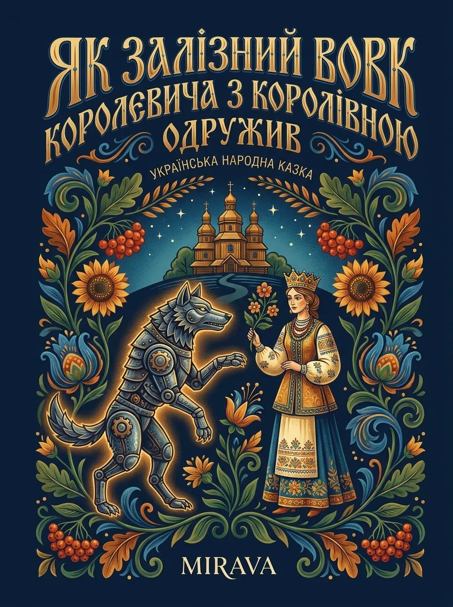 Як залізний вовк королевича з королівною одружив