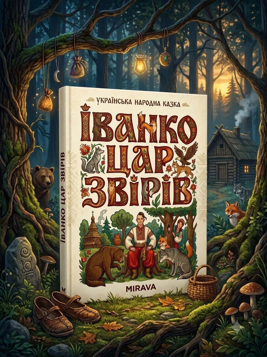 Іванко-цар звірів — українська народна казка — Народна творчість, обкладинка