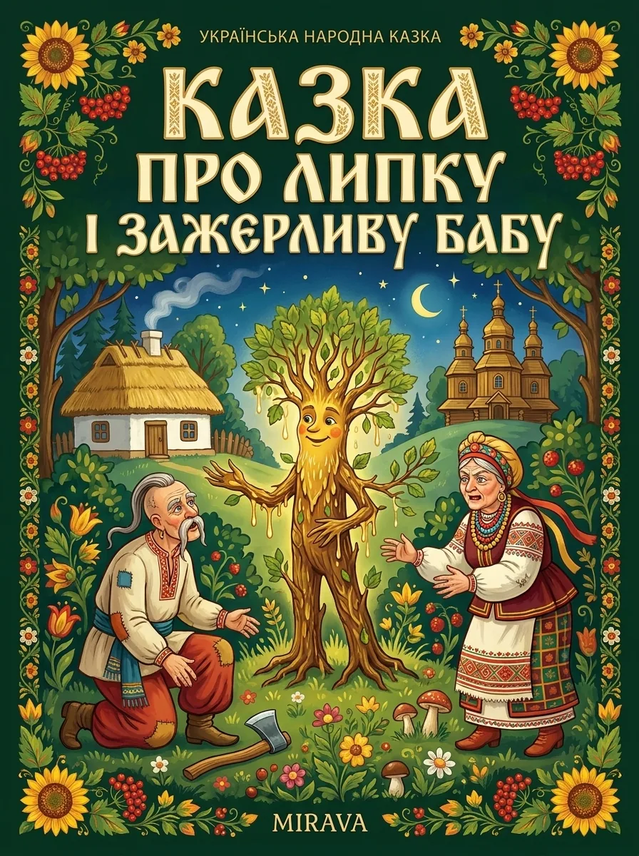 Казка «Казка про липку і зажерливу бабу»