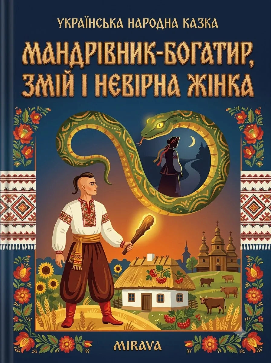 Мандрівник-богатир, змій і невірна жінка