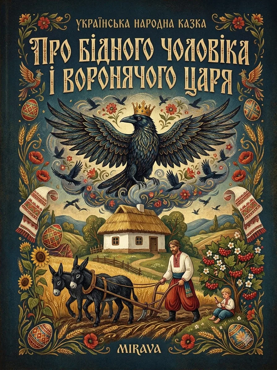 Про бідного чоловіка і воронячого царя