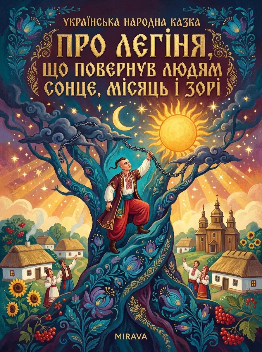 Про легіня, що повернув людям сонце, місяць і зорі