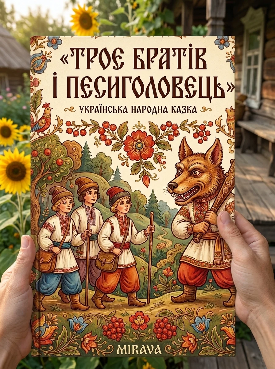 Троє братів і песиголовець — українська народна казка — Народні казки