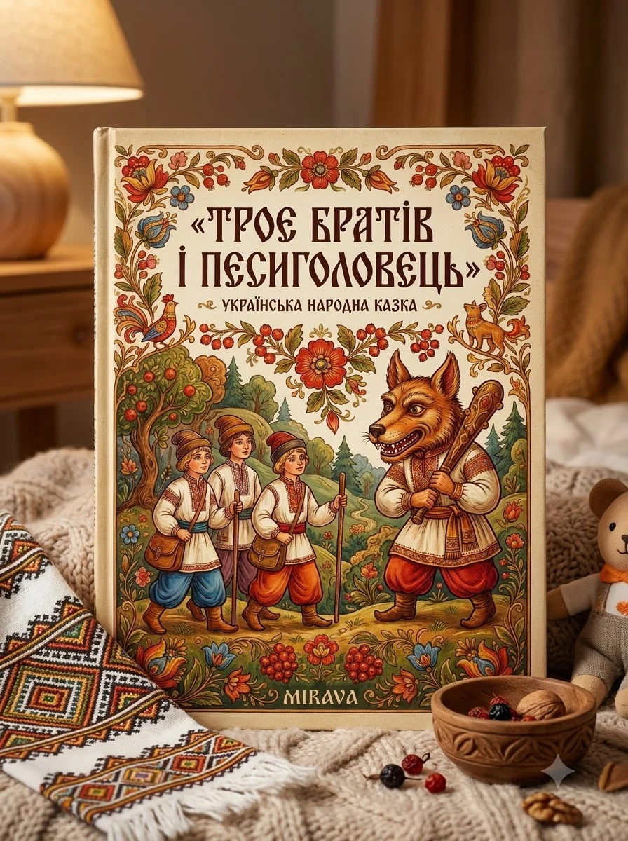 Троє братів і песиголовець — українська народна казка — фото 3