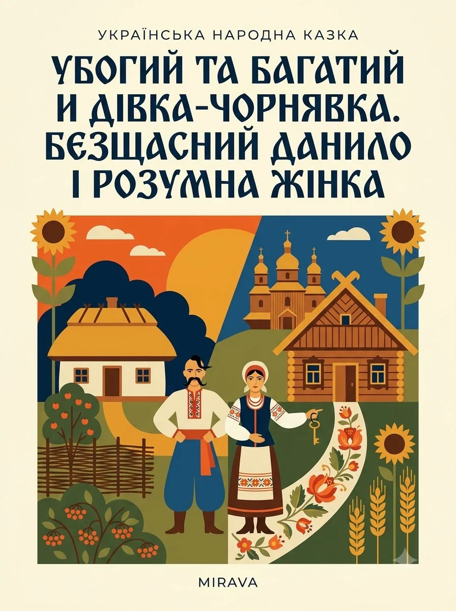 Казка «Убогий та багатий і дівка-чорнявка. Безщасний Данило й розумна жінка»