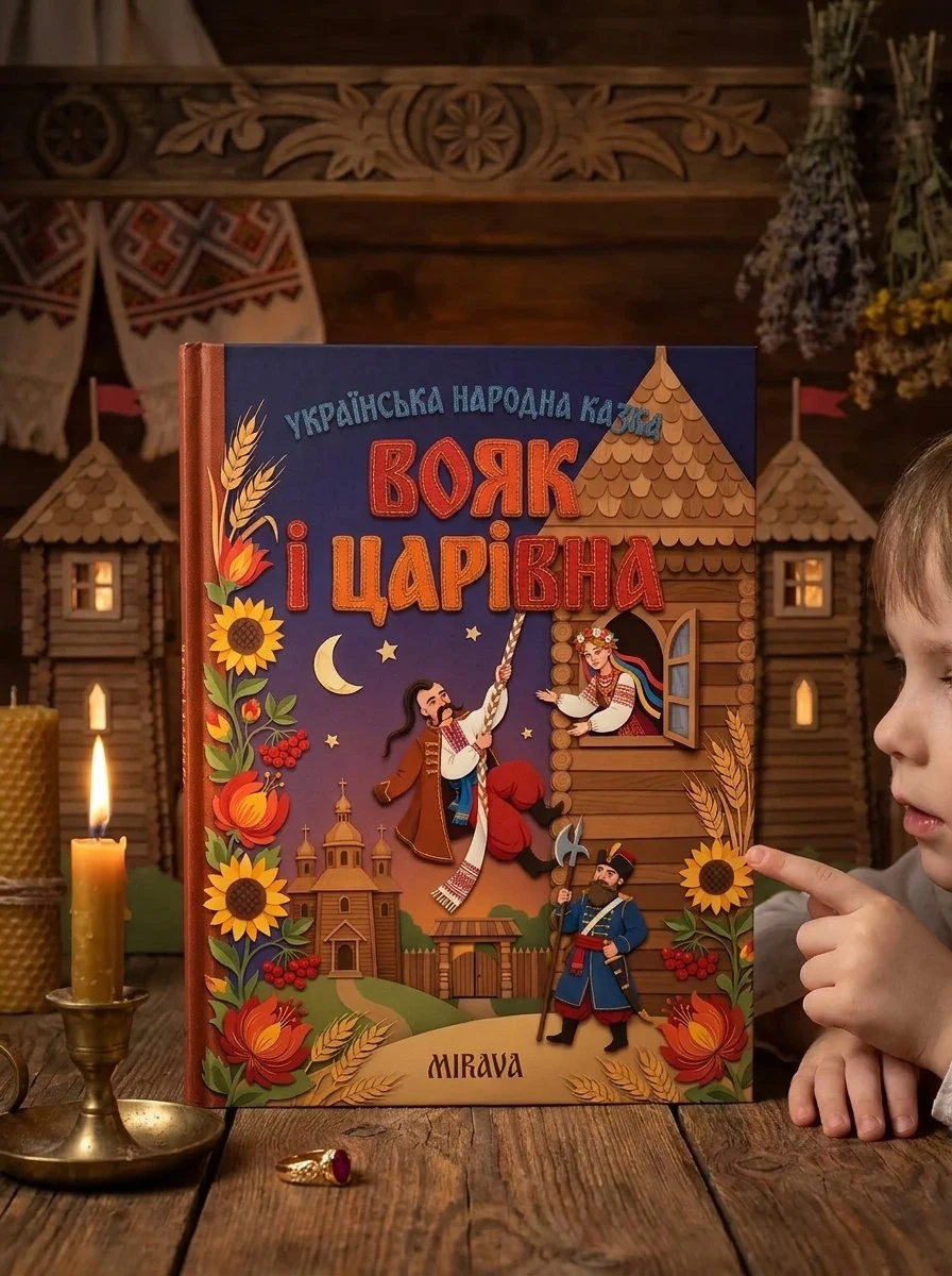 Вояк і царівна — українська народна казка — Народна творчість, обкладинка