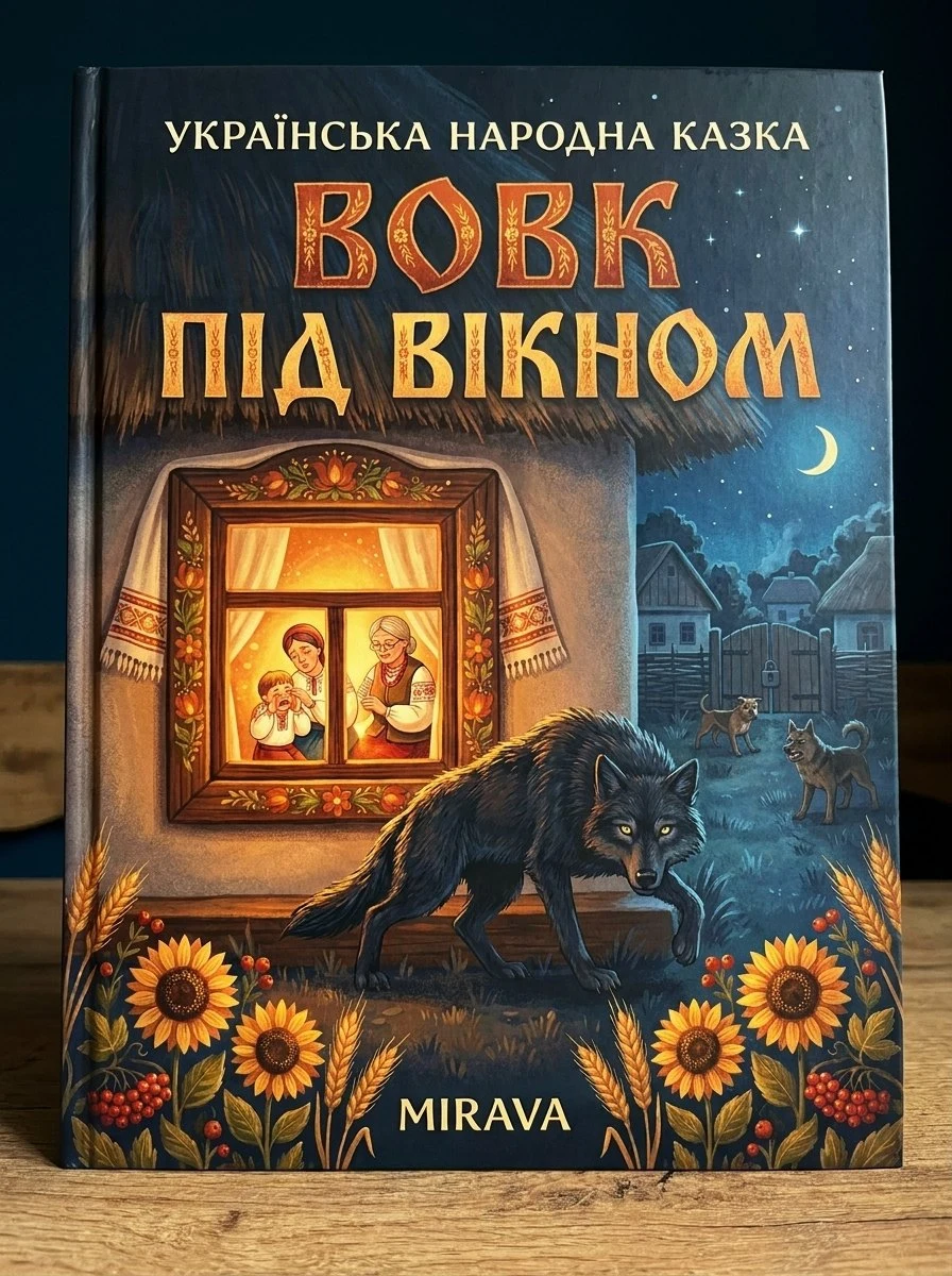 Вовк під вікном — українська народна казка — Народна творчість, обкладинка