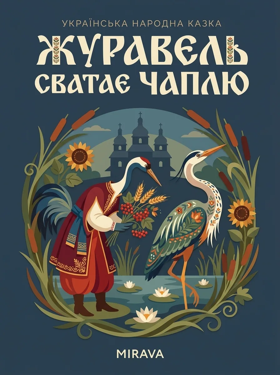 Казка «Журавель сватає чаплю»