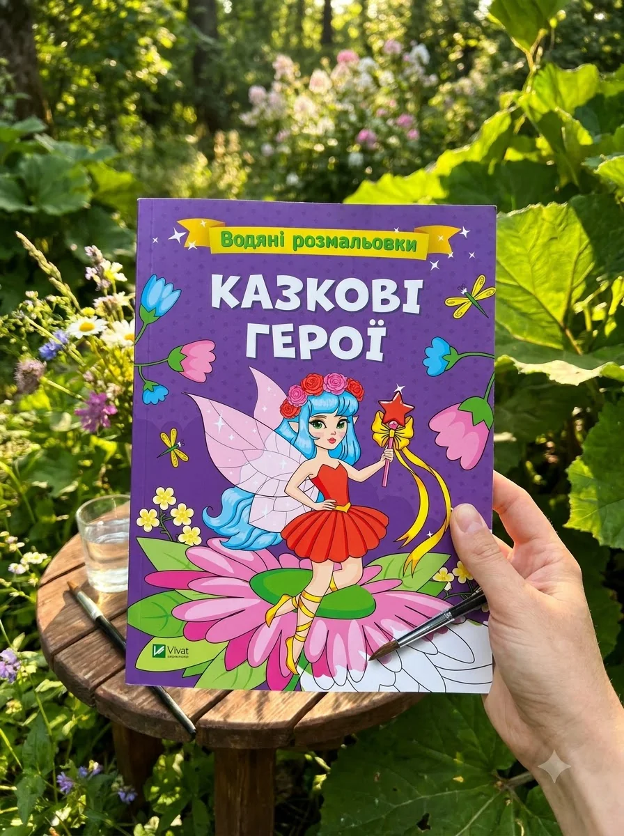 Казкові герої. Водяні розмальовки | купити книгу онлайн