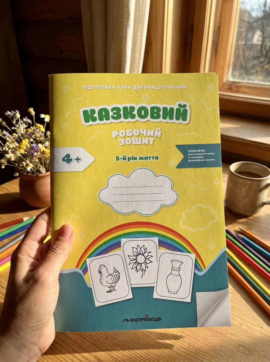 Казковий робочий зошит 5-й рік життя. Посібник для підготовки руки дитини до письма — Любомира Калуська, фото 2