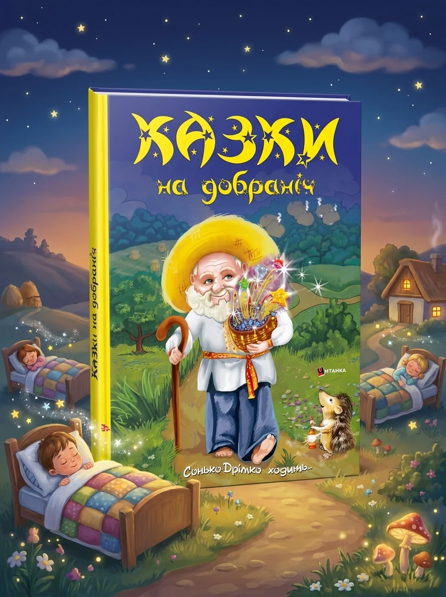 Казки на добраніч. Сонько-Дрімко ходить — Дитячі книги